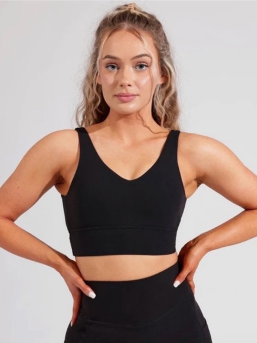Buff Bunny Women’s Black Monarch Sports Bra in Onyx Black Size Large - Picture 3 of 10